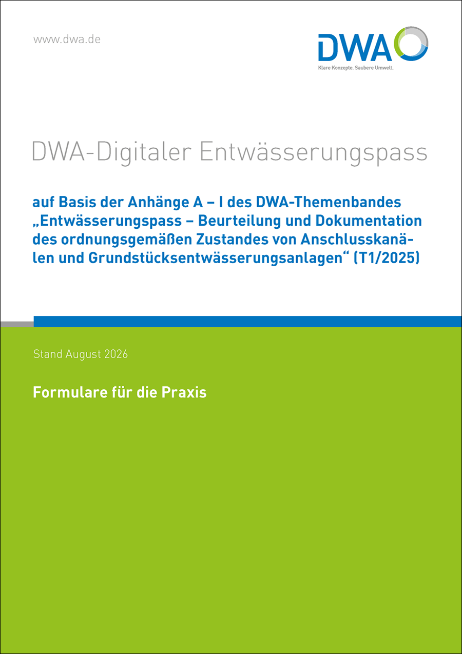 Digitaler Entwässerungspass-Formulare für die Praxis