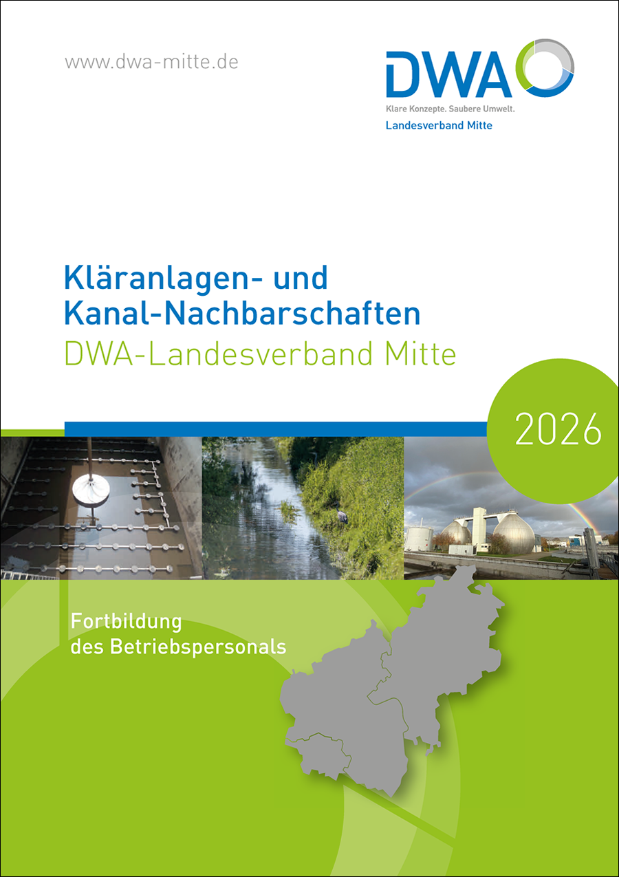 Kläranlagen- und Kanal-Nachbarschaften im DWA-Landesverband Mitte 2026