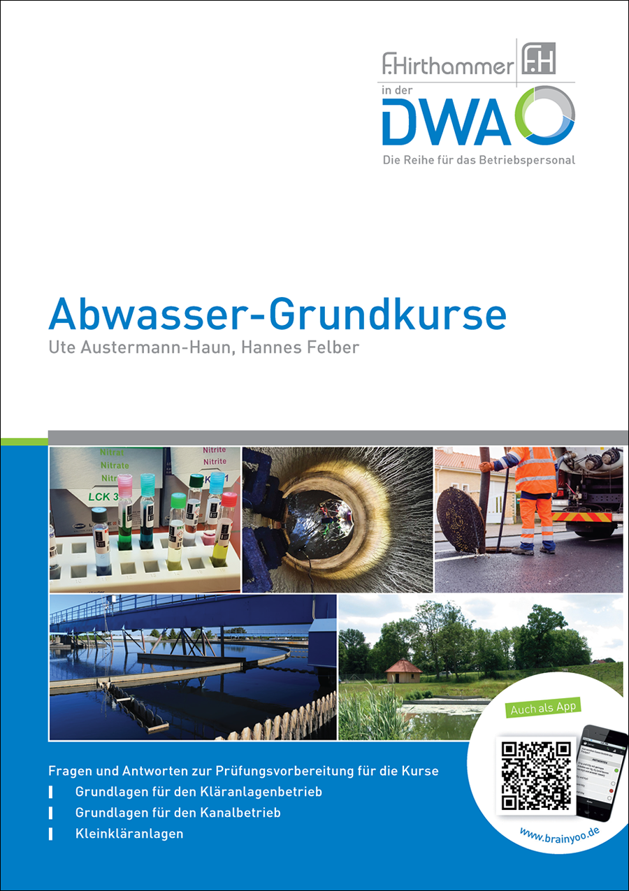 "Lernsoftware Abwasser-Grundkurse - rund 1.200 Fragen als digitale Lernkarten.