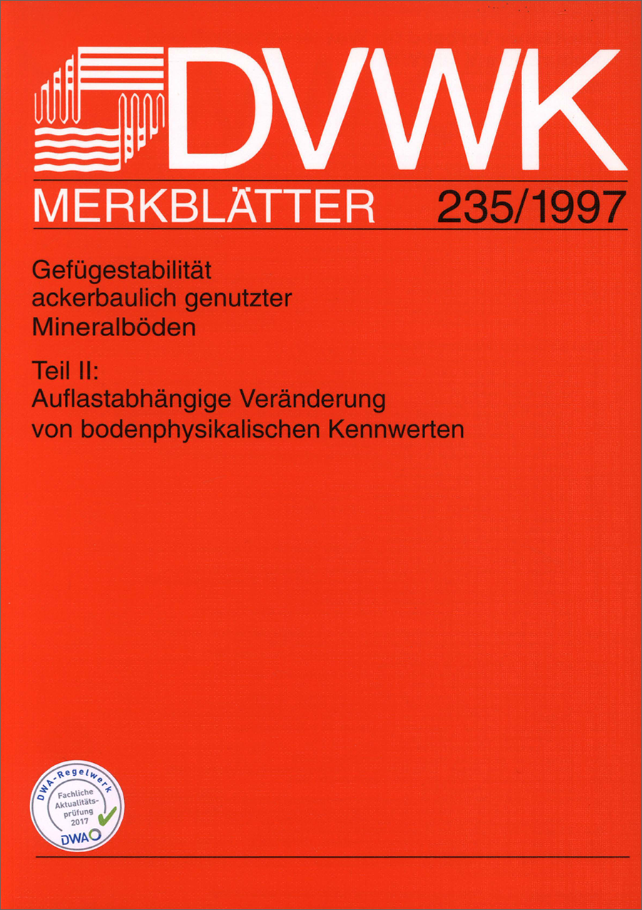 DVWK-M 235 - Kennwerte (1997)