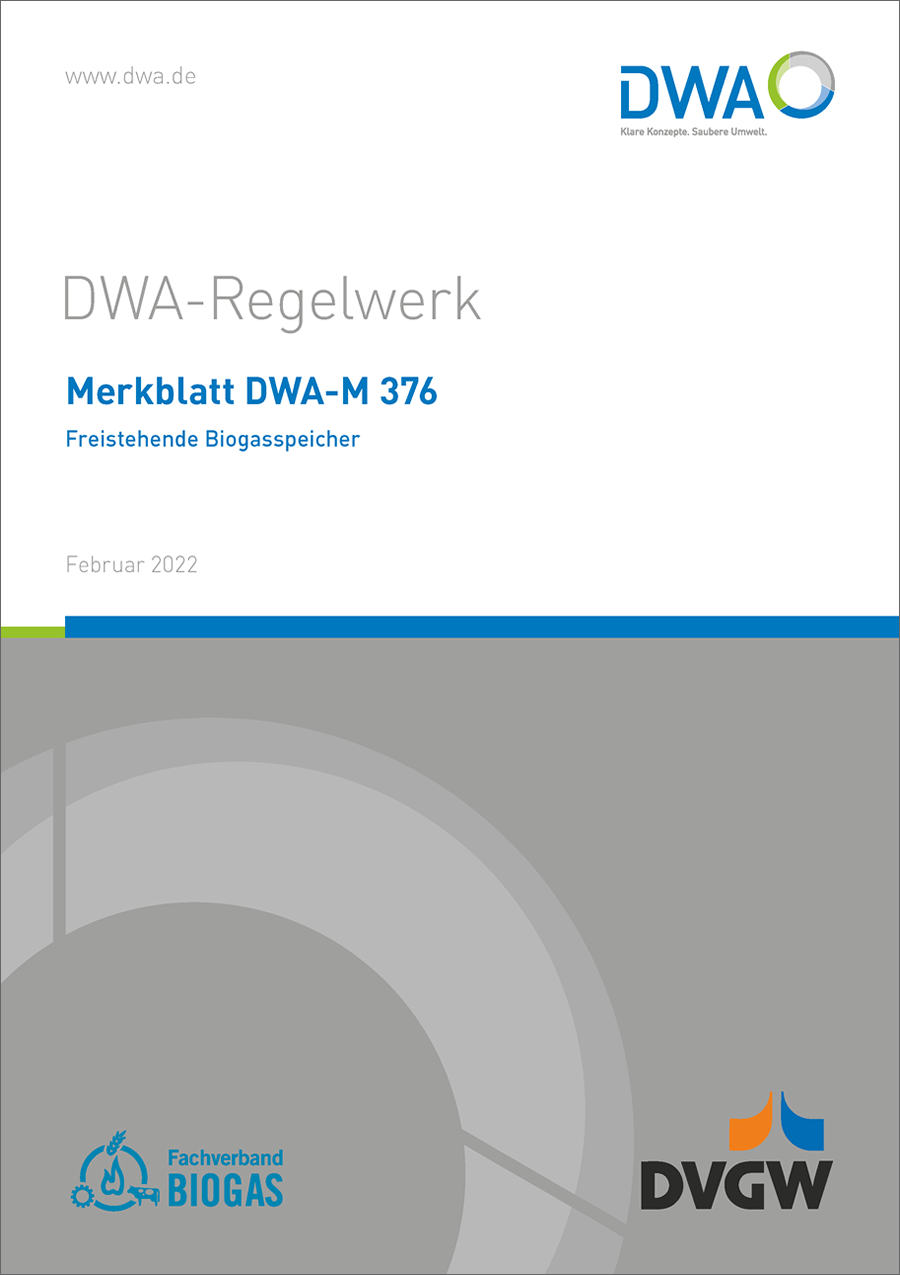 DWA-M 376 - Freistehende Biogasspeicher - Februar 2022