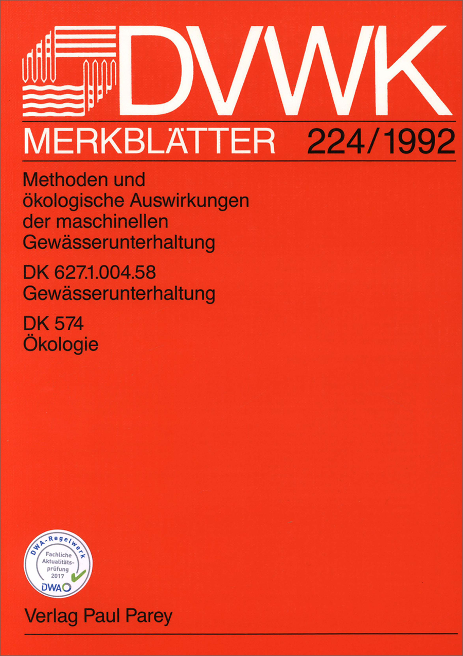 DVWK-M 224 Gewässerunterhaltung (1992)