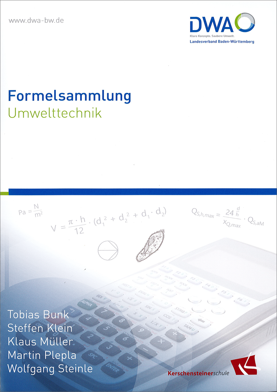 Formelsammlung Umwelttechnik - Formelheft für Umwelttechnische Berufe -  7. Auflage Dezember 2022 Formelsammlung Umwelttechnik - Formelheft für Umwelttechnische Berufe -  7. Auflage Dezember 2022