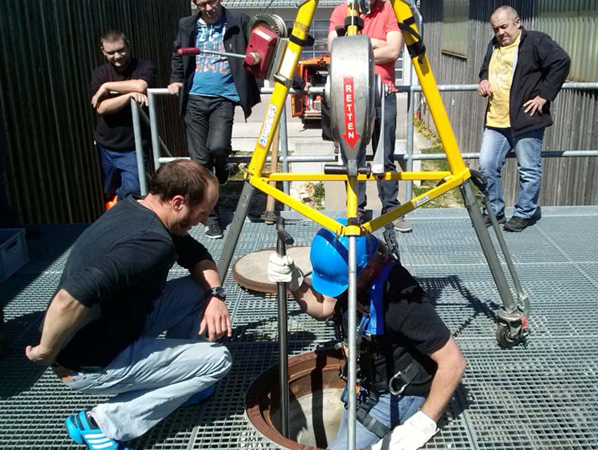 Aufbaukurs - Sicherheitsunterweisung für Kanal- und Kläranlagenpersonal