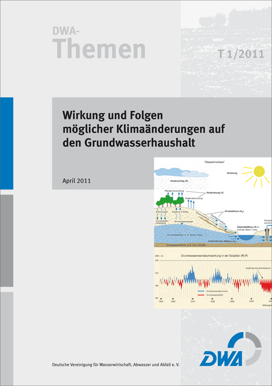 DWA-Themen T1/2011 - Wirkung und Folgen möglicher Klimaänderungen auf den Grundwasserhaushalt - April 2011