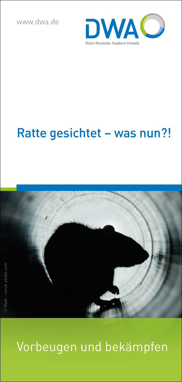 Ratte gesichtet - was nun?! - Vorbeugen und bekämpfen - Flyer, 2023, offen A4