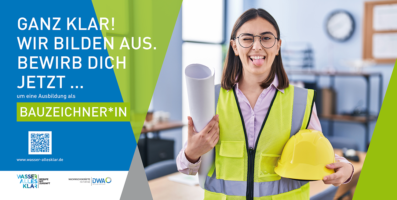 Wasser alles klar! Zaunbanner Bauzeichner*in